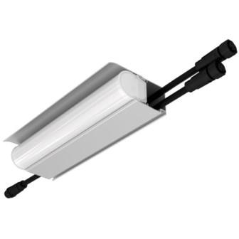 KEO PL-ARH-Линия М 1 пикс. RGBW DMX 4 200мм (Профиль, козырек, транзитное штепсельное соединение) 48V DC