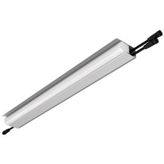 KEO PL-ARH-Линия М 1 пикс. RGBW DMX 10 600мм (Профиль, козырек, транзитное штепсельное соединение) 48V DC