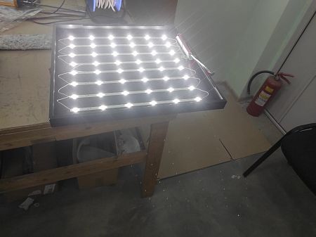 KEO Армстронг с равномерной засветкой 40W Черный корпус