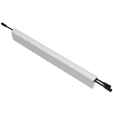 KEO PL-ARH-Линия М 1 пикс. RGBW DMX 10 600мм (Профиль, козырек, транзитное штепсельное соединение) 48V DC