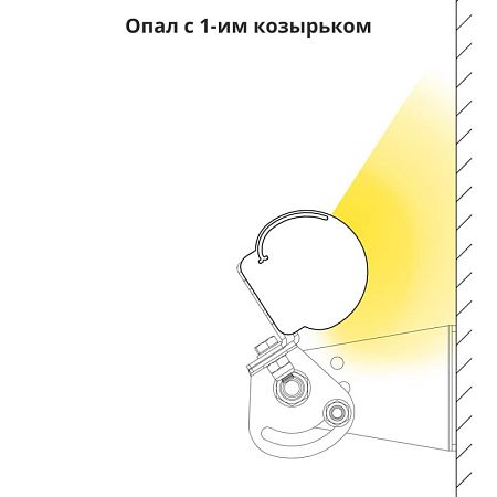 KEO PL Козырек 1 шт. 243мм (KEO PL-ARH-Линия)