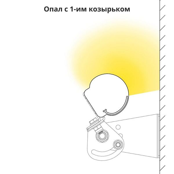 KEO PL Козырек 1 шт. 472мм (KEO PL-ARH-Линия)