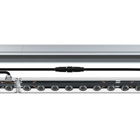 KEO PL-ARH LINE Оптик M 9 750мм (Профиль, козырек, транзитное штепсельное соединение) 48V DC
