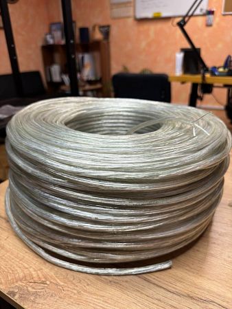 Провод ПВХ 4х0.75 круглый декоративный прозрачный
