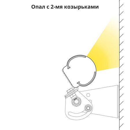 KEO PL Козырек 2 шт. 243мм (KEO PL-ARH-Линия)