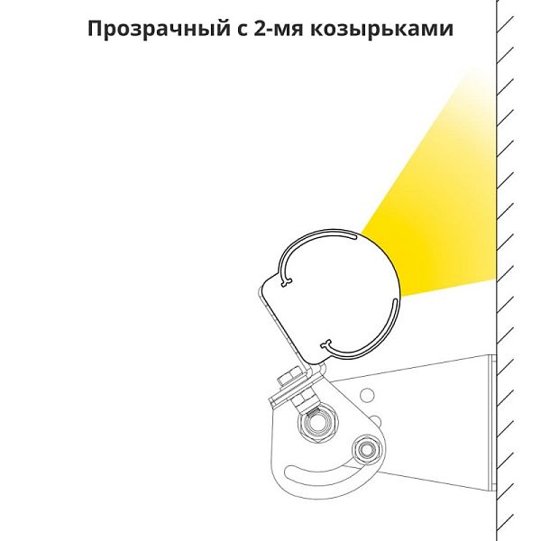 KEO PL Козырек 2 шт. 344мм (KEO PL-ARH-Линия)