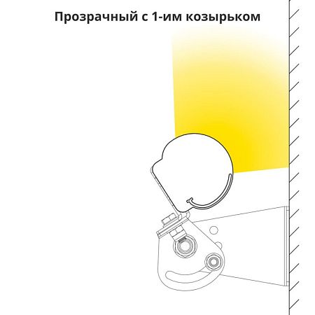 KEO PL Козырек 1 шт. 674мм (KEO PL-ARH-Линия)
