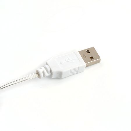 Светодиодная гирлянда CL575 Роса, статичная, 5м USB мультиколор